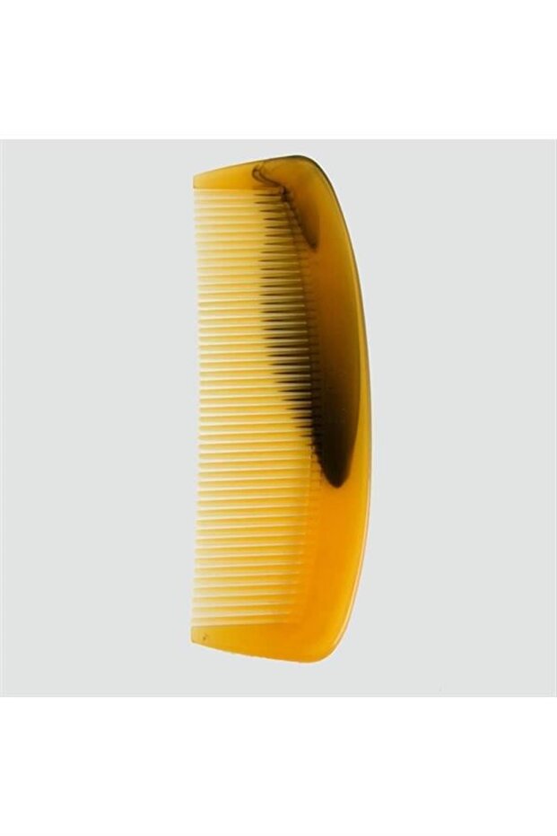 Flat Plastic Comb - Yellow