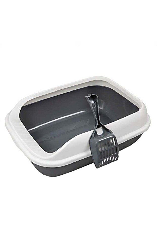 Pado Cat Litter Tray Normal with Scoop – Black