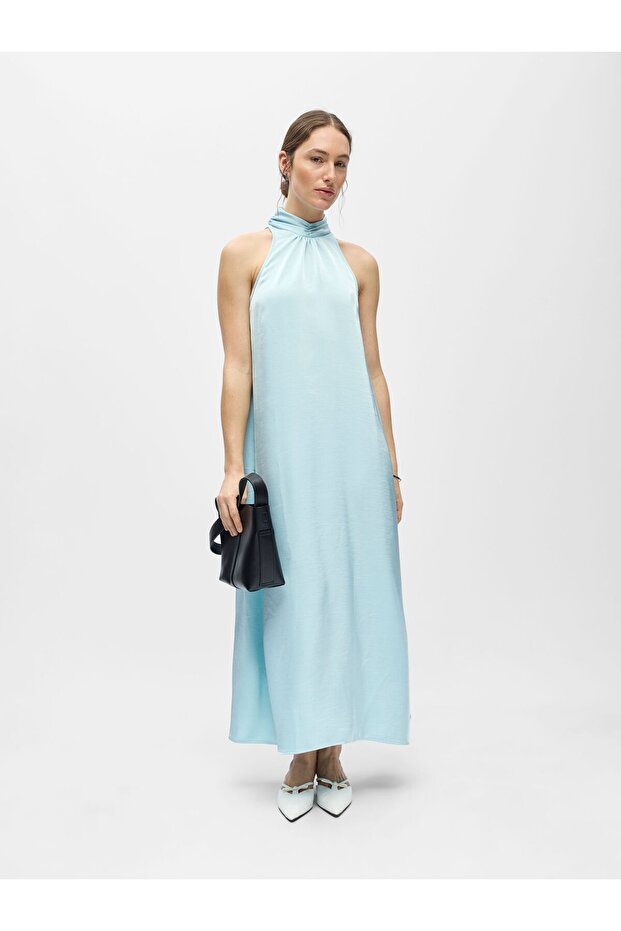 Maxikleid Satin - 4