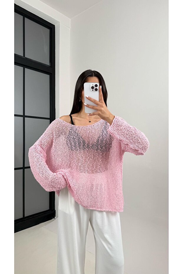 Mesh Knit Sweater