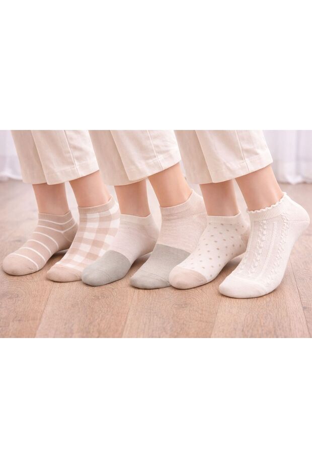 5-Pack Cotton Scented Bootie Socks - 4