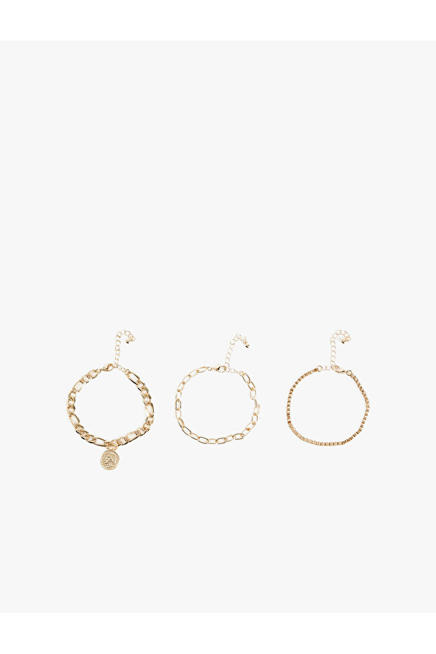 Set of 3 Chain Bracelets