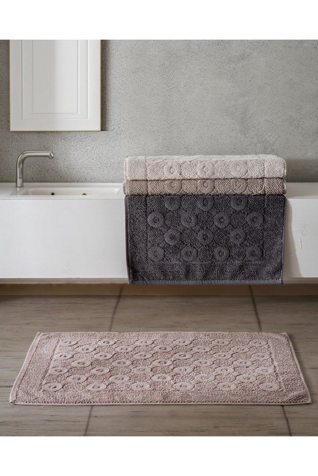 Buldan Production Domino 4-Piece Foot Towel I 50X70