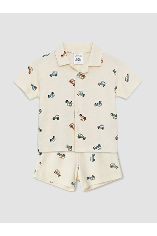 Esvab • Modern & Distinctive Car Embroidered Baby Boy Suit