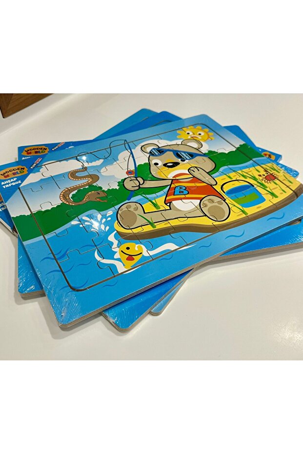 35 Piece Wooden Puzzle - Educational Children's Toy 30X40 cm