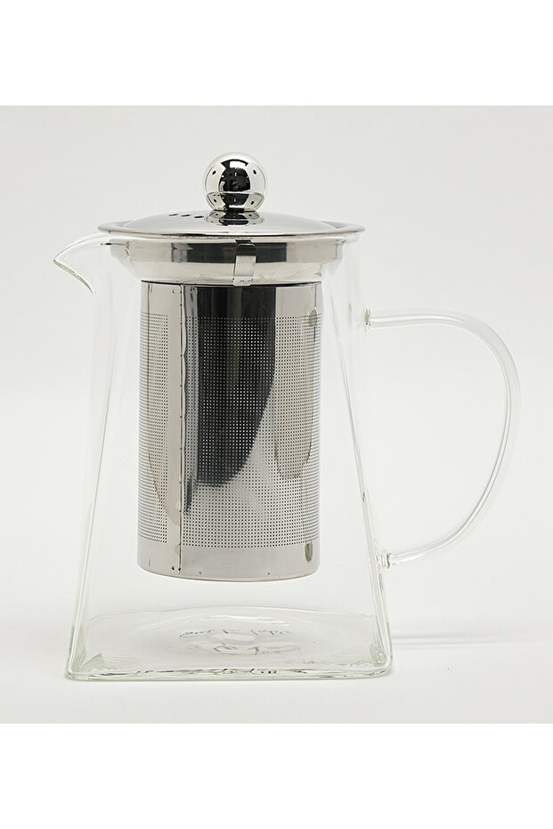 Glass 14x13cm Clear Tea Pot
