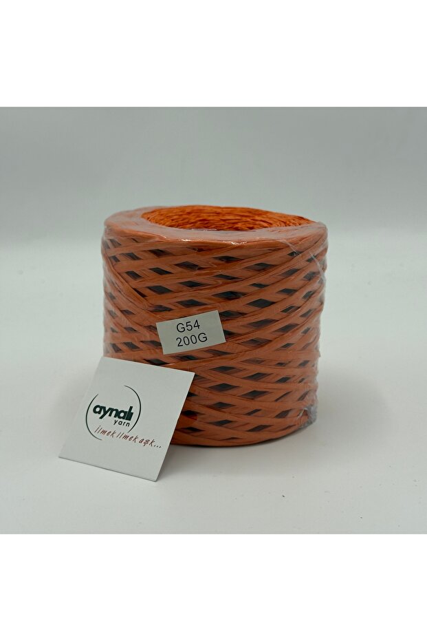 Imported Raffia Orange | G-54