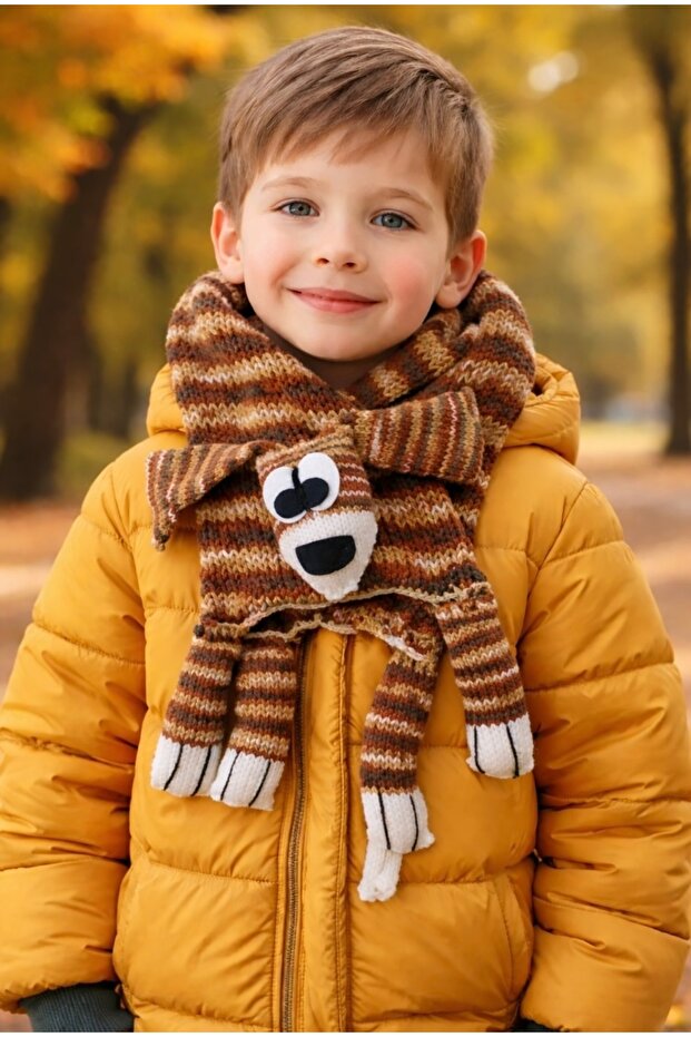 Cute Dog Toy Children's Scarf