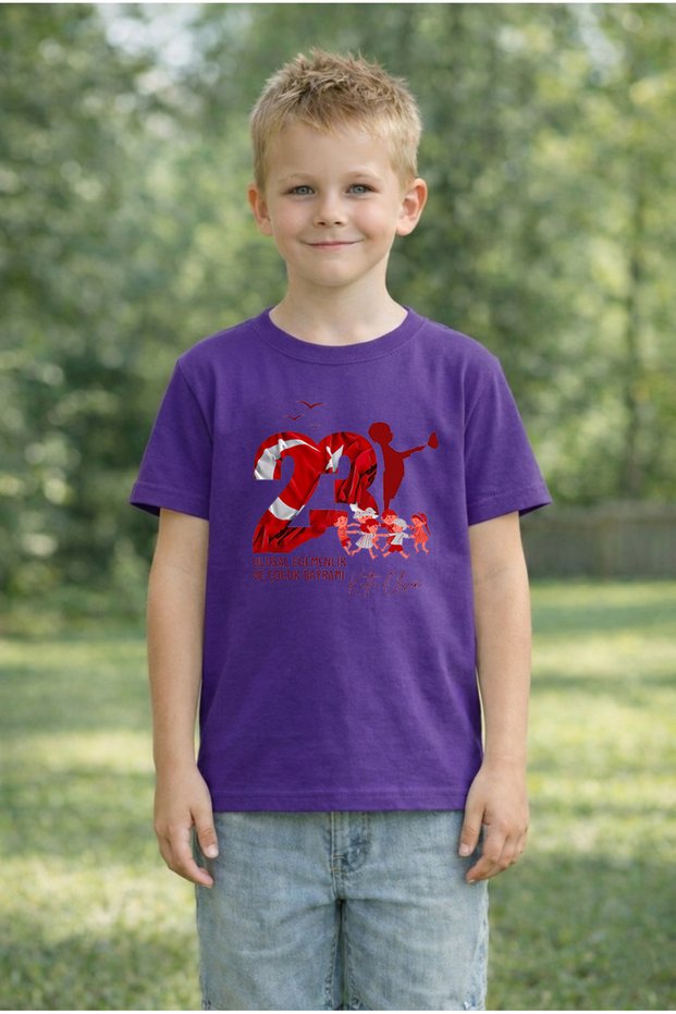 Children's T-Shirt April 23Rd Sovereignty and Children's Day T-Shirt Unisex 100% Cotton Printed Comfortable Fit