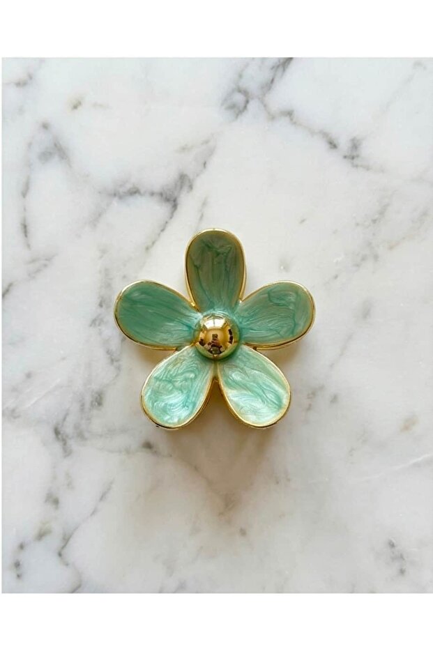 Nivra Metal Enamel Flower Clasp Buckle