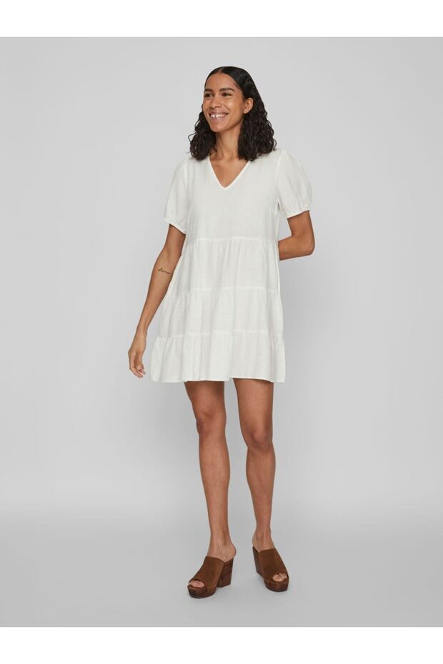 Minikleid Kurzärmeliges - 1
