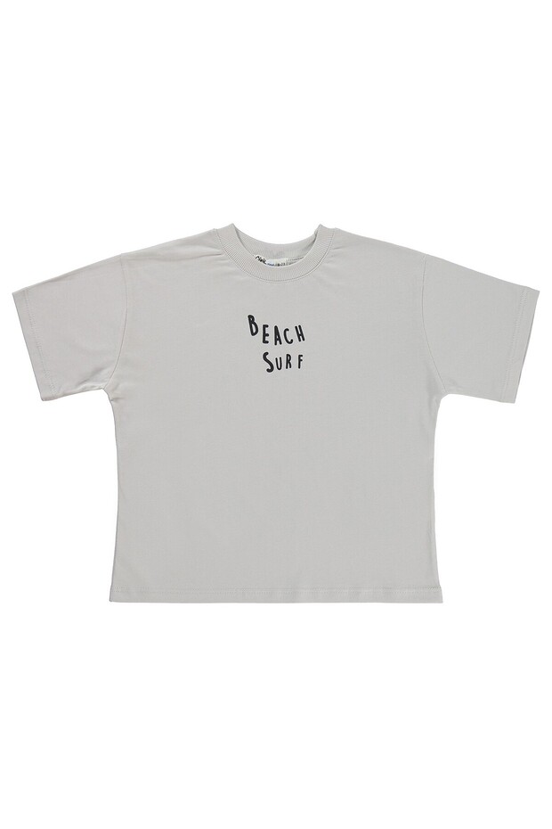 Pelikan Printed T-Shirt for Ages 6-9 - Dark Stone Color