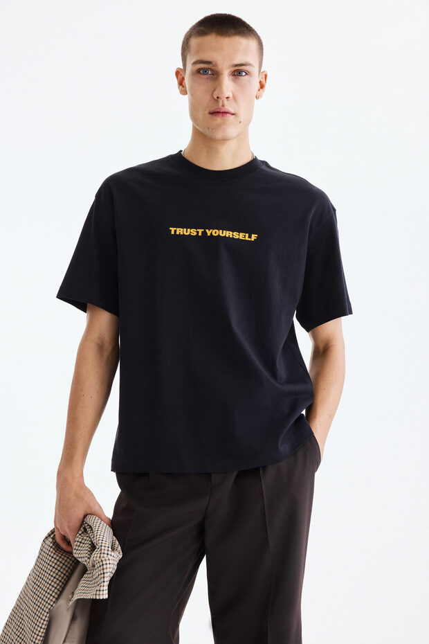 Relaxed Fit Baskılı Tişört