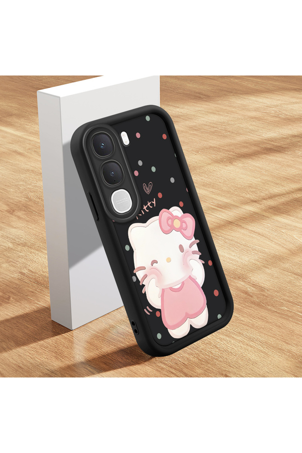 Vivo Y31/Y21D Compatible Fashion Cat Pattern High Quality Silicone Phone Case