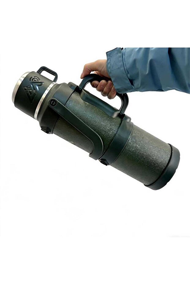 Stormthermo 5 Pcs. Ultra Stainless Steel 72 Hour Hot & Cold Thermos (8502 - 2.5 Liter - Green)
