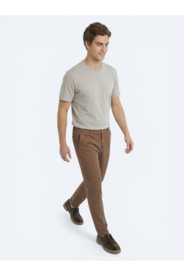 Gray Plain T-Shirt - 4