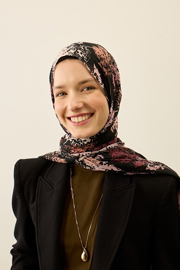 شال من سلسلة آيا بنمط الأوراق - 1