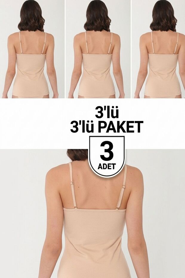 Thin Straps 3-Pack Undershirts - 2