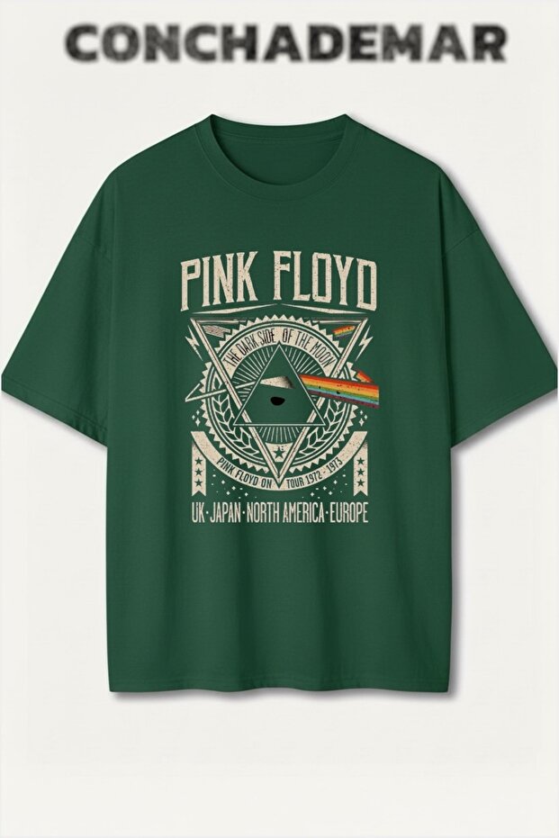 Pink Floyd Printed Premium Oversize Cotton T-Shirt
