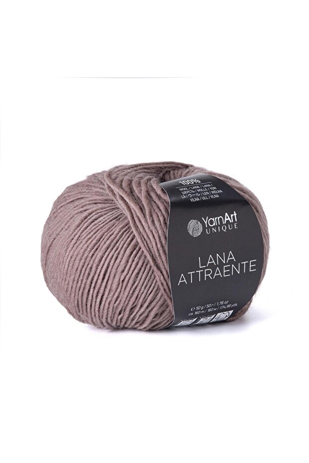 Lana Attraente - Knitting Yarn Brown-6606