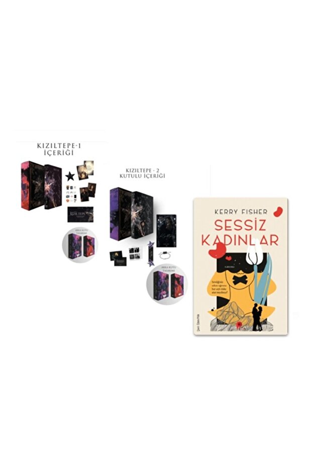 Set- Kızıltepe Mahalle Serisi 1 ve 2 Boxed Set Hardcover / Hazal Aba - Sessiz Kadınlar Book Gift