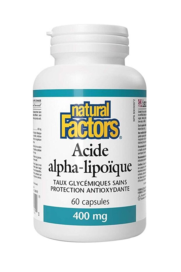 Alpha Lipoic Acid 60 Caps 400mg