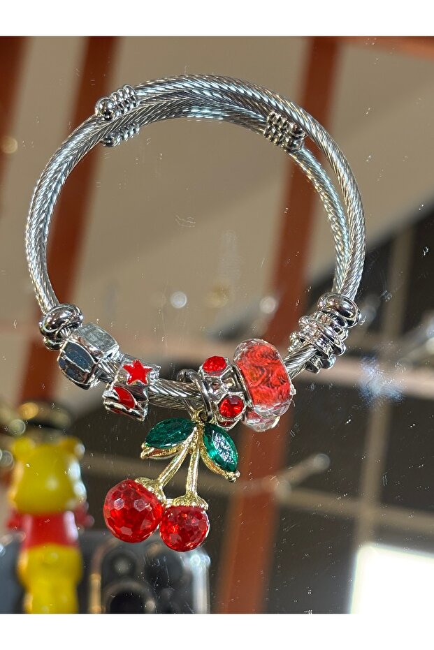 Cherry Charm Bracelet - 3