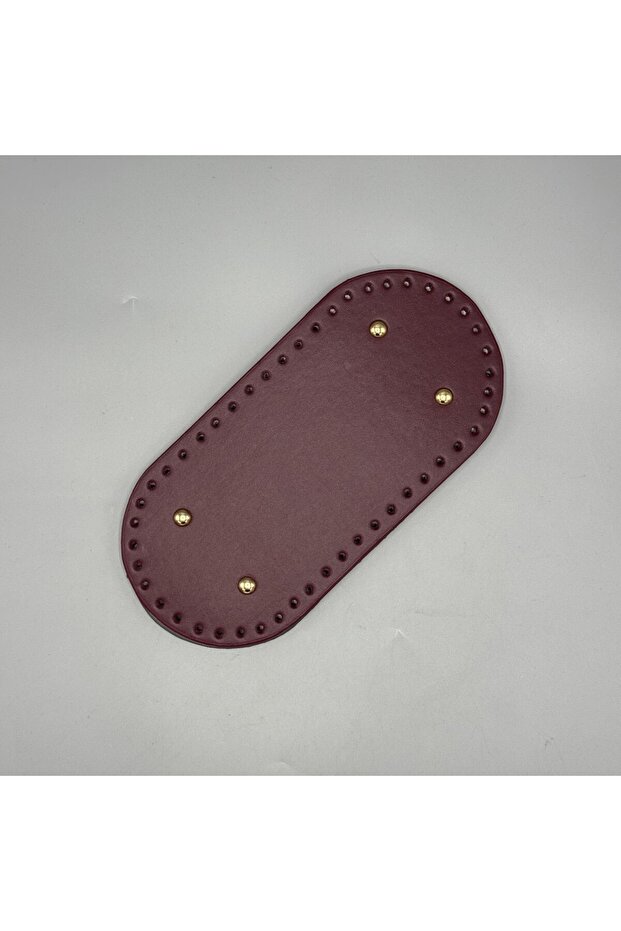 12X25 Oval Base Claret Red