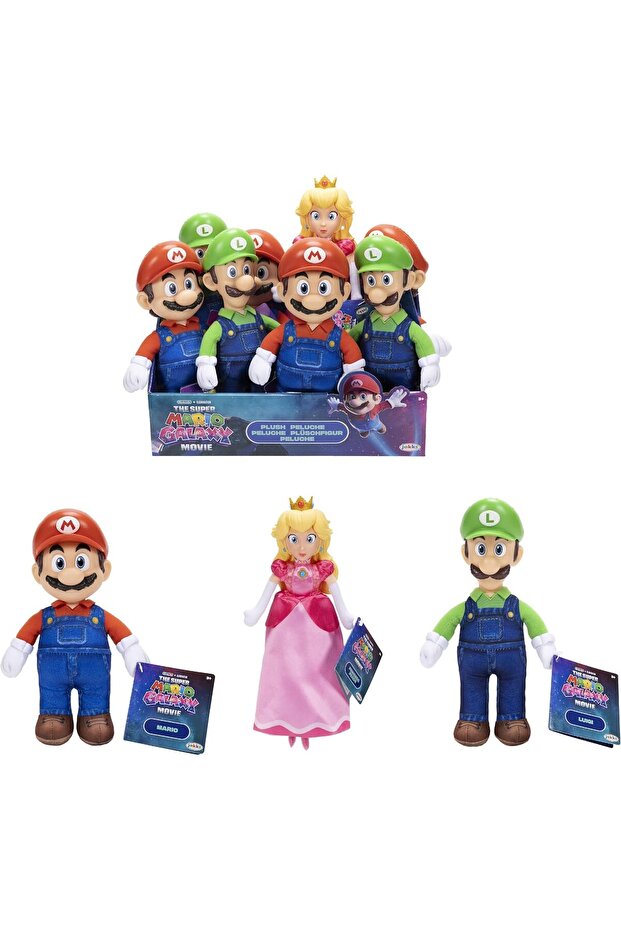 Super Mario 2 Movie Basic Plush Assorted - 1 Piece