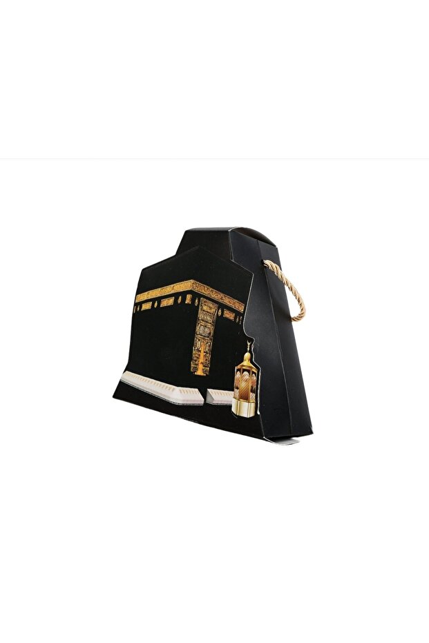 بوكس هدايا فارغ اسود بتصميم الكعبة - 2
