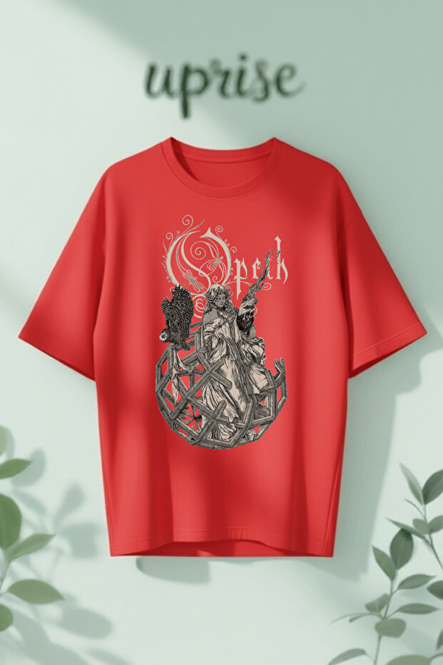 Opeth Printed Cotton Oversize T-Shirt