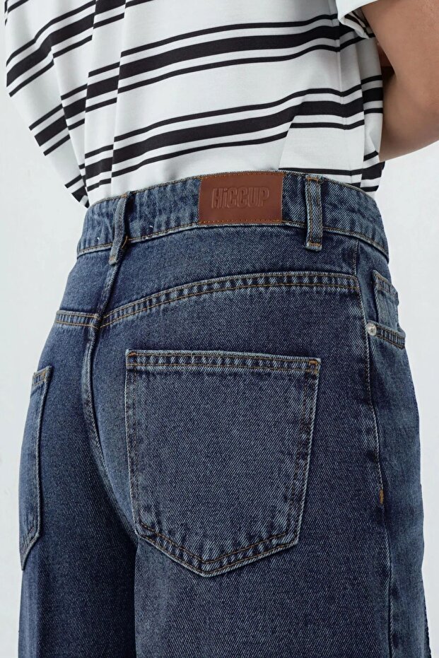 Weit geschnittene Raw-Denim-Hose - 3