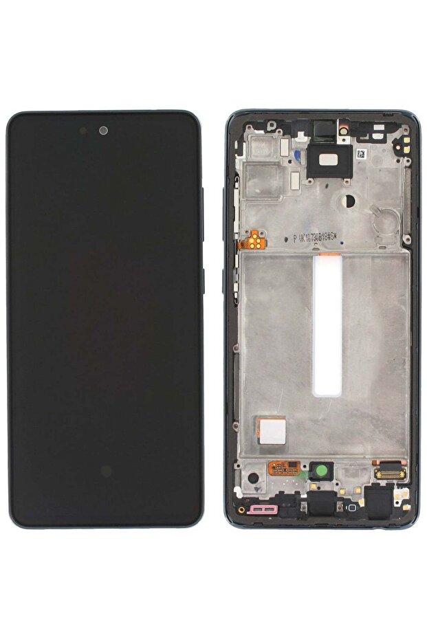 شاشة سامسونج جالاكسي A52، A525 متوافقة مع شاشة اللمس OLED (أسود) + B7000
