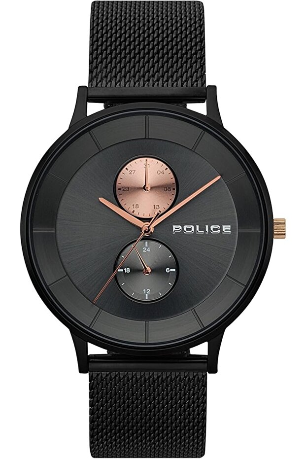 Mens Multi dial Quartz Watch with Stainless Steel Strap