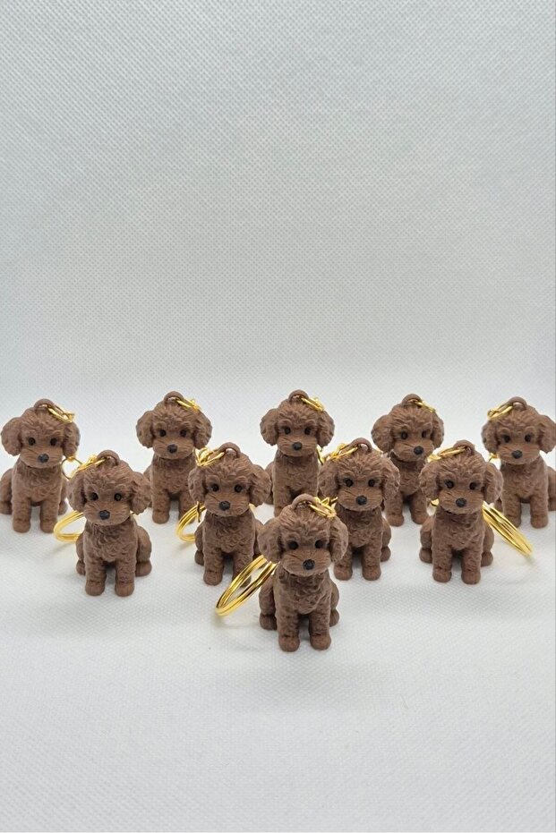 Poddle Köpek Anahtarlık 10 Adet