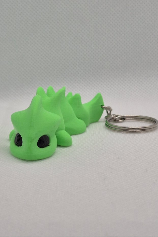 Flexible Dragon Keychain