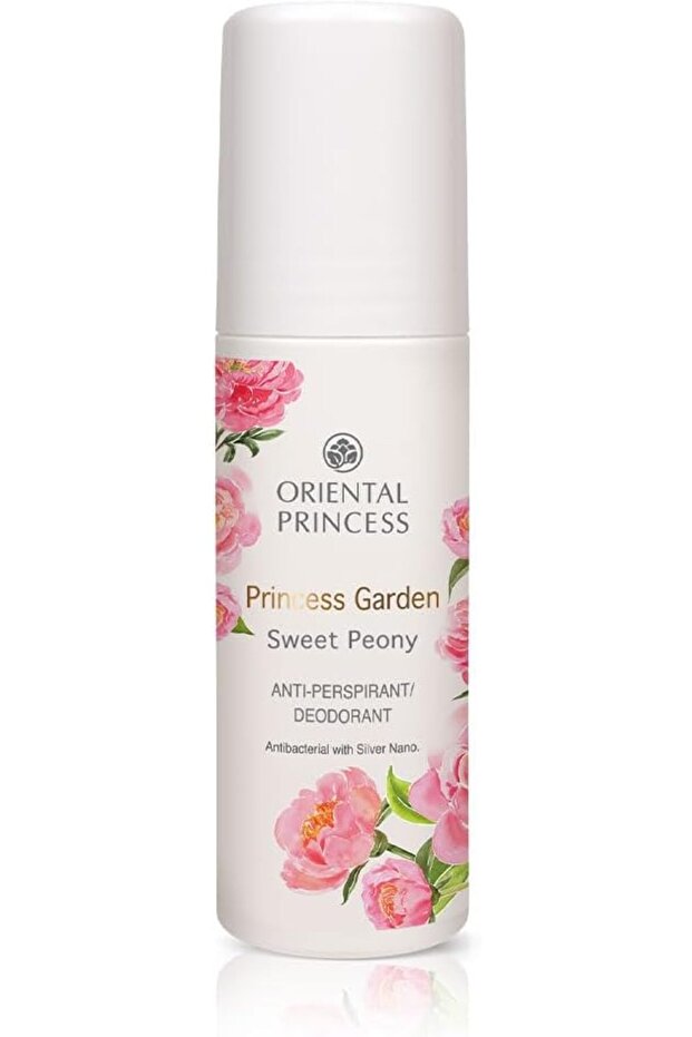 Garden Sweet Peony Roll-on Deodorant, 70ml, Alcohol-Free, Silver Nano Technology