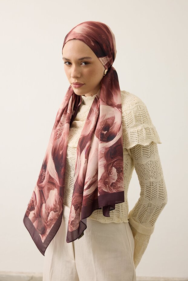 Soft Shawl 3075 Copper Brown - 1