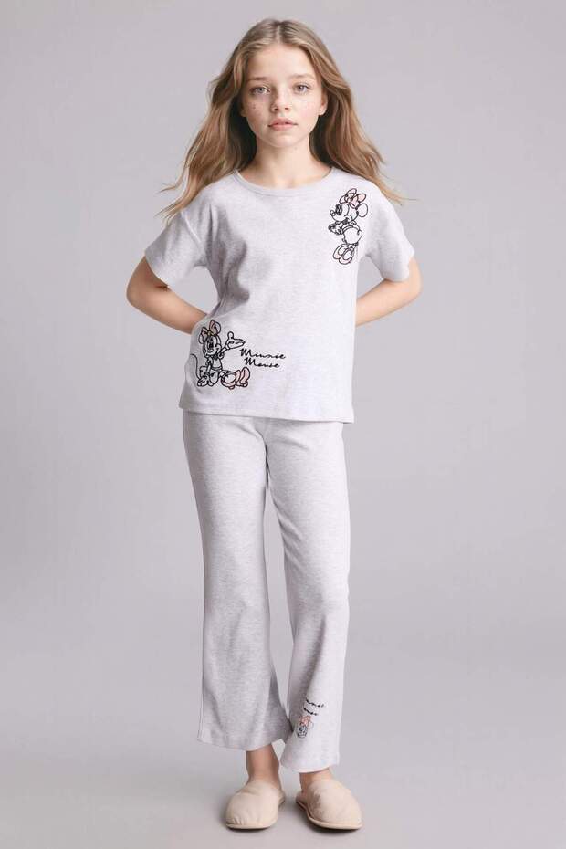 Disney Mickey & Minnie Ribbed Camisole 2-Piece Pajama Set for Girls H2763A826Sp