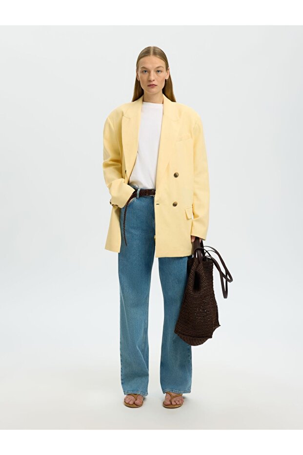 Blazer Leinenmix Oversized - 6