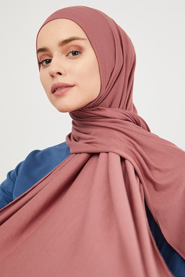 Liny Combed Shawl - Dusty Rose