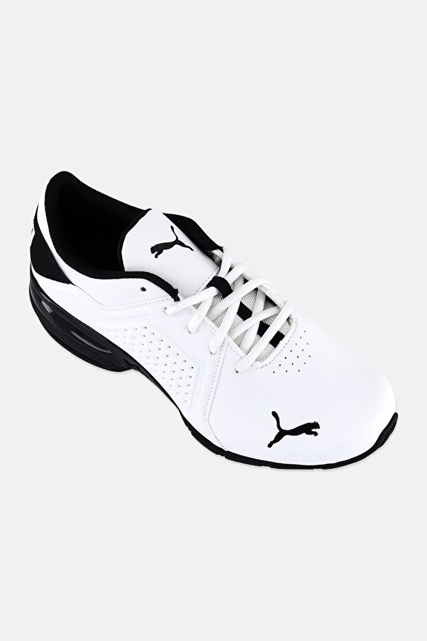 Men Viz Runner Lace Up Running Shoes, White