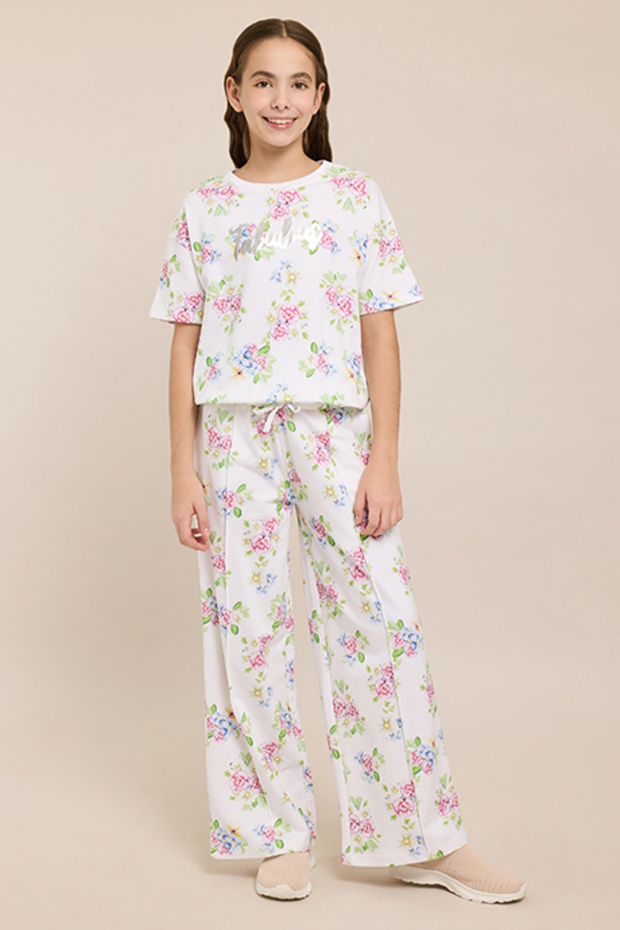 Floral Print Clothing Set
