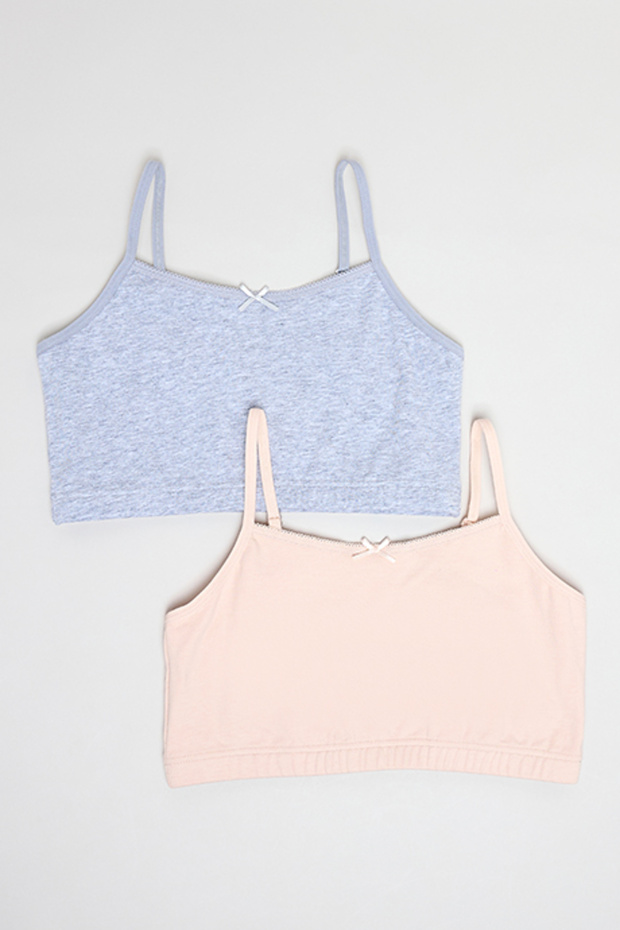 2 Pack Solid Bralettes