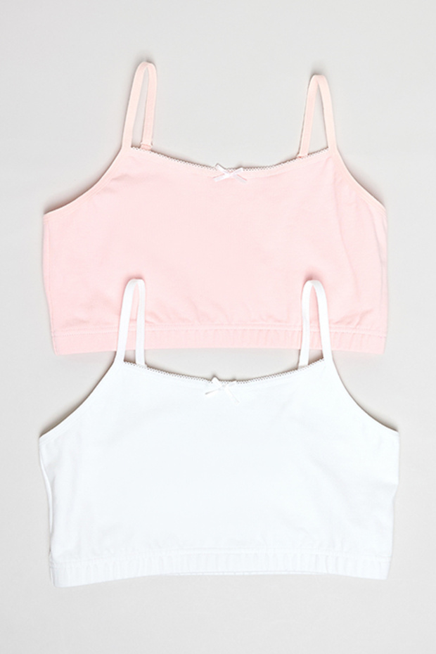 2 Pack Solid Bralettes