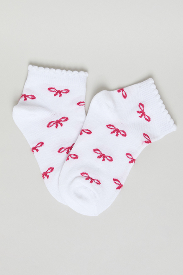 3 Pack Patterned Ankle Socks - 4