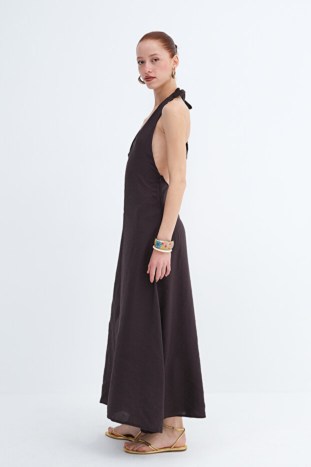 Φόρεμα Halter Modal E17526 - 2