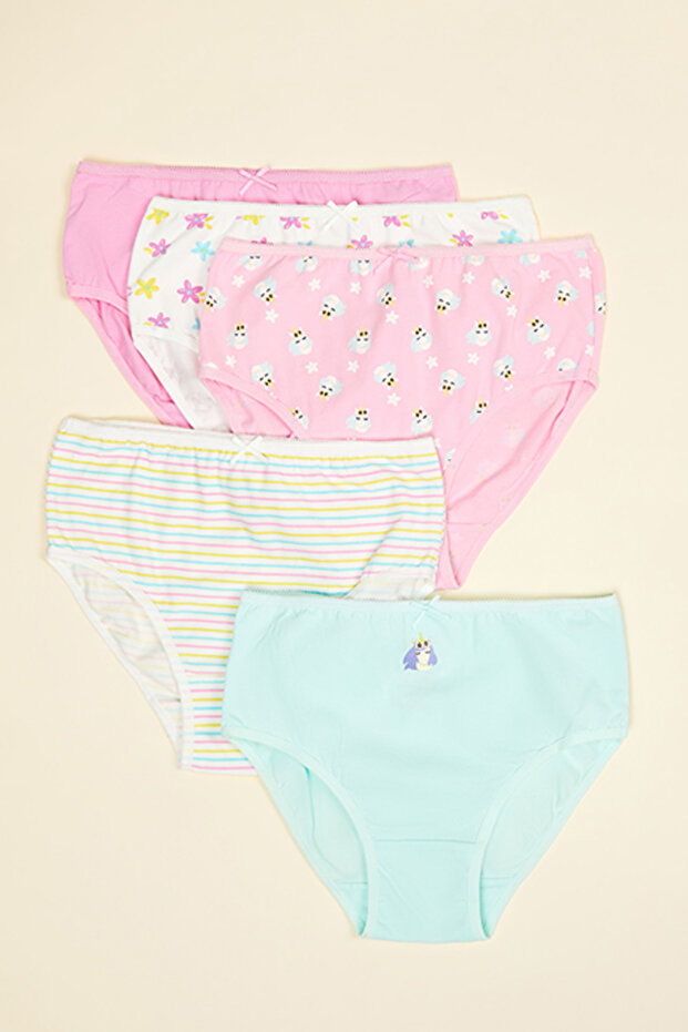 5 Pack Printed Briefs