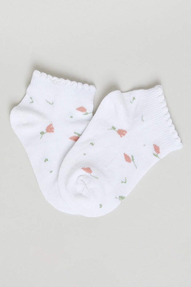 3 Pack Patterned Ankle Socks - 2