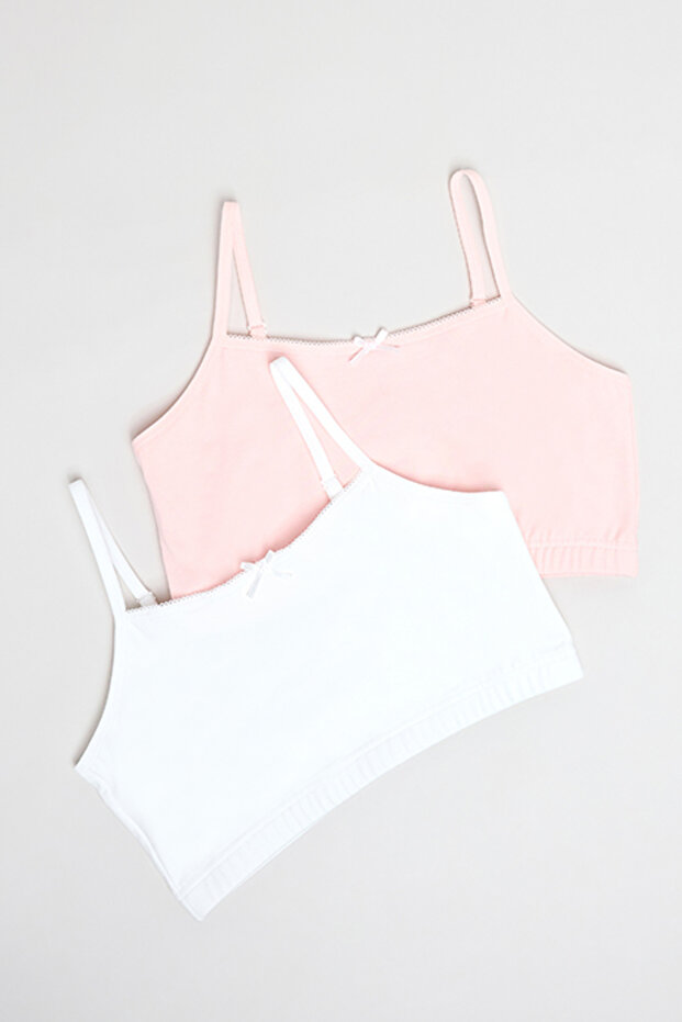 2 Pack Solid Bralettes